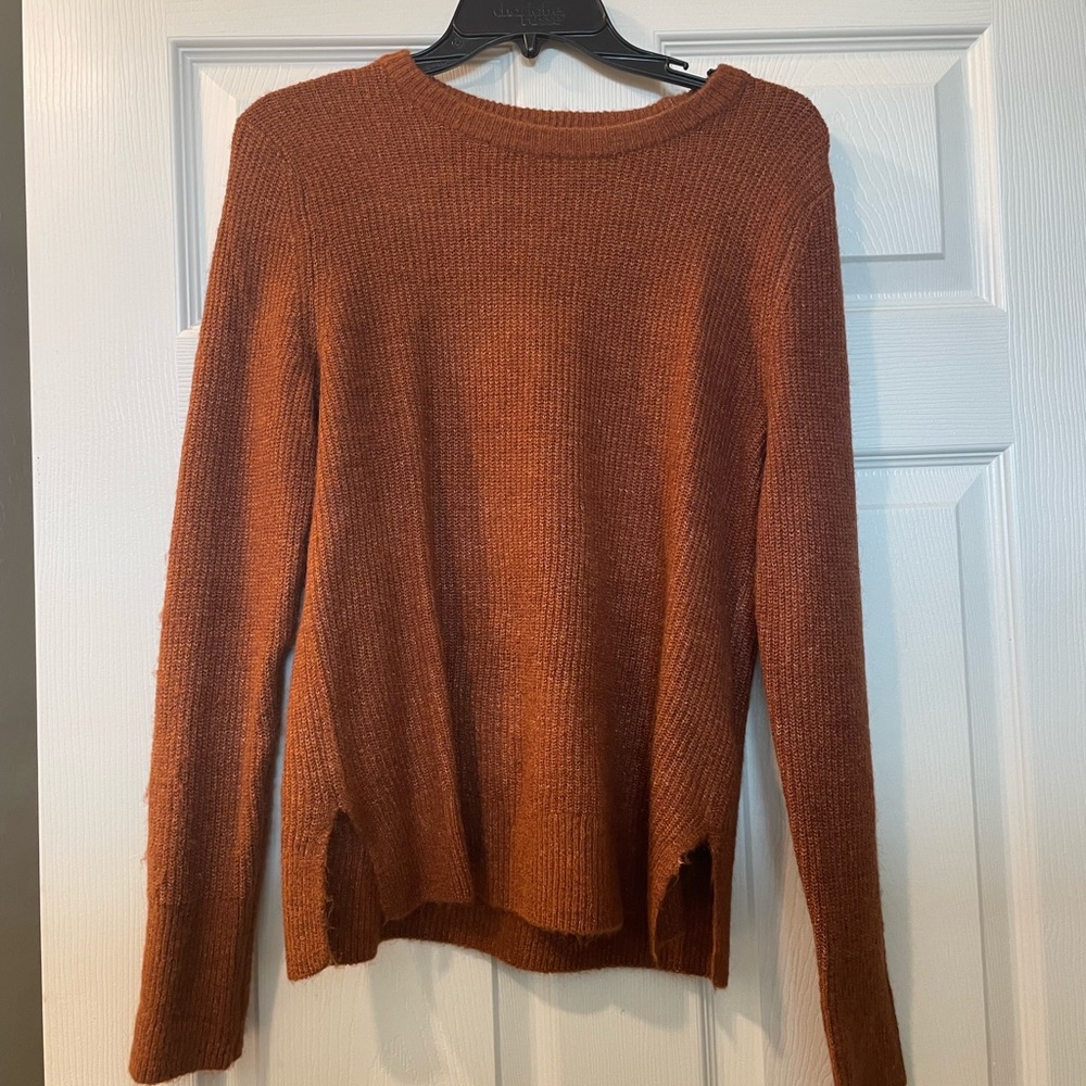 Orange sweater